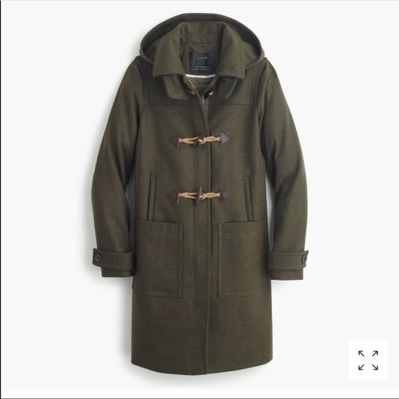j crew wool melton toggle coat